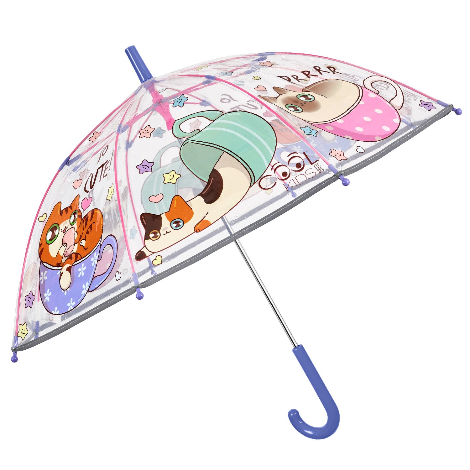 Ombrello Trasparente Gatti Kawaii - Perletti