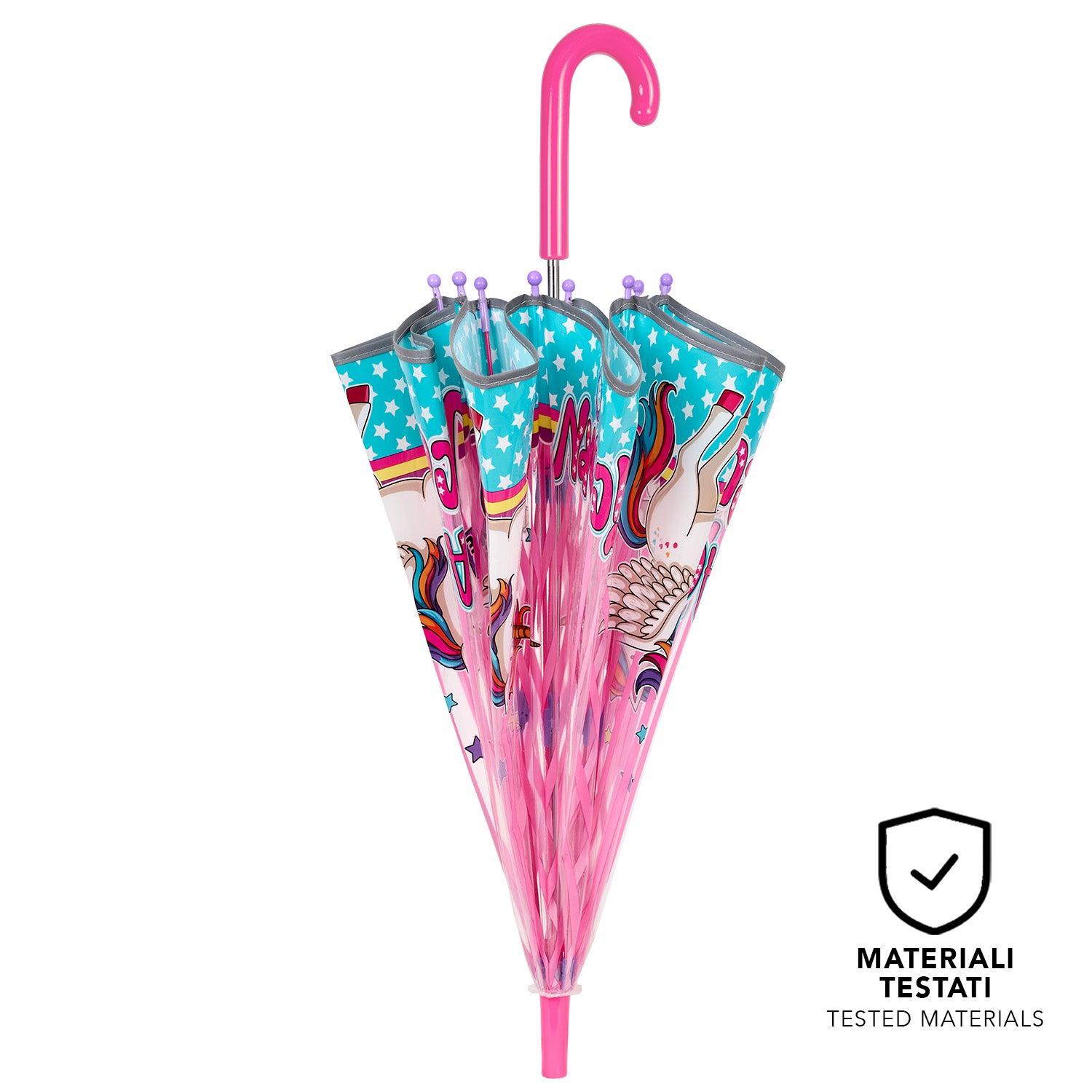 Ombrello Trasparente Magico Unicorno - Perletti