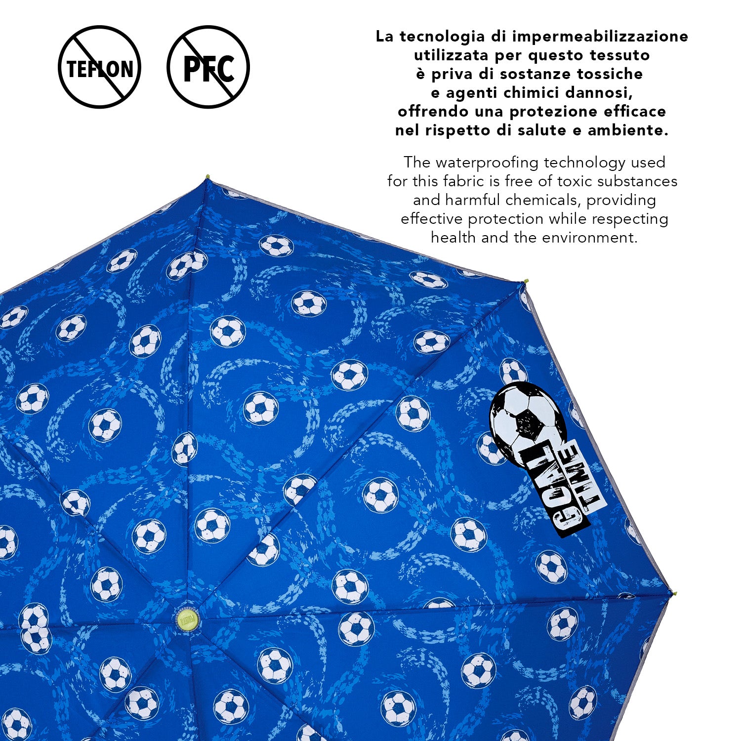 Ombrello Manuale Pallone da Calcio - Perletti