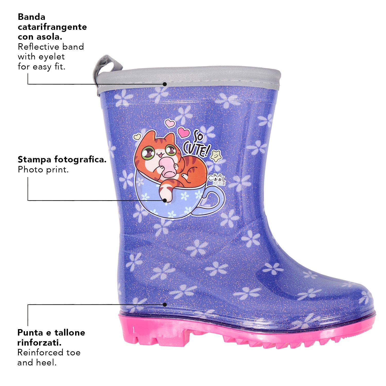 Stivaletti Gatto Kawaii - Perletti