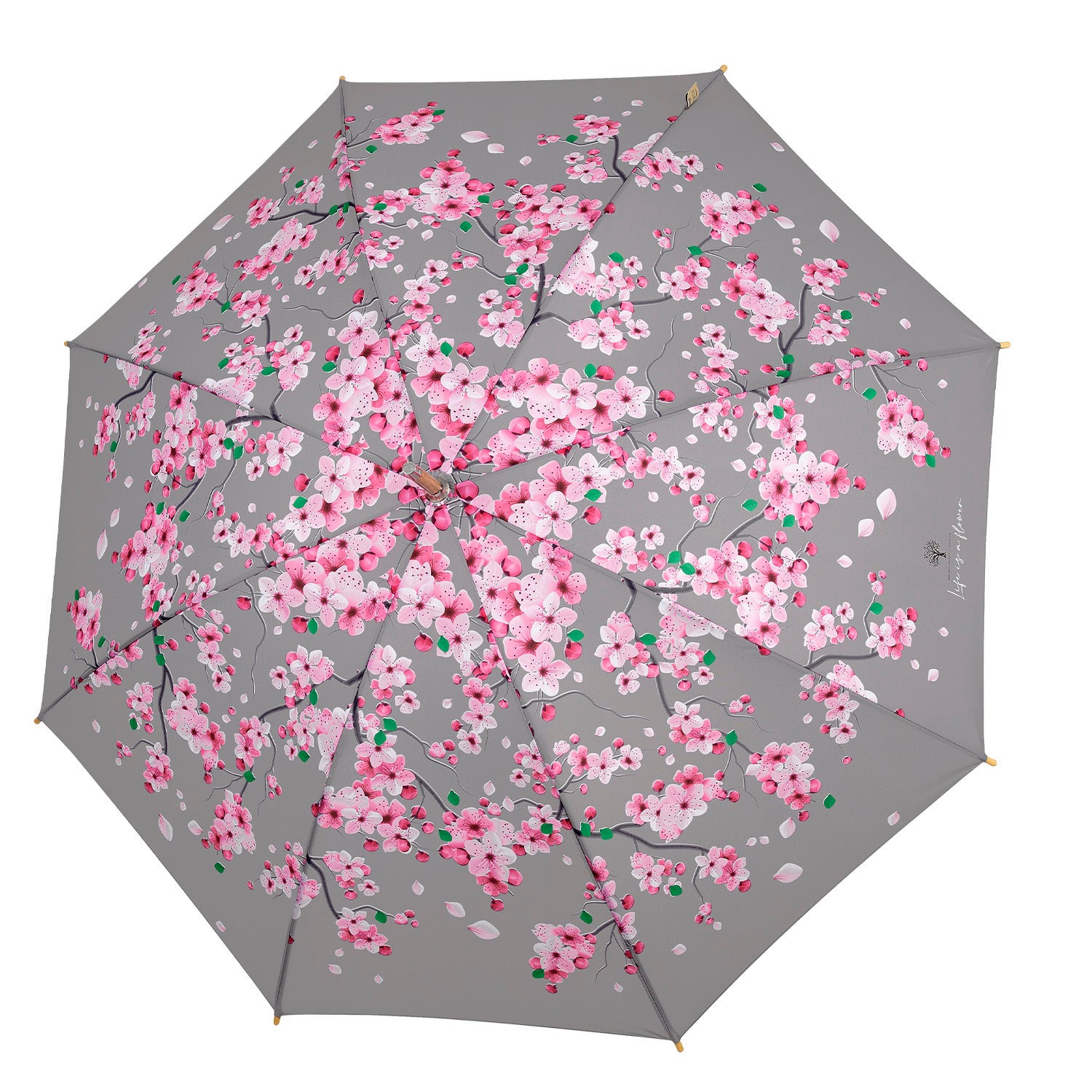 Ombrello Green Lungo Fiori di Ciliegio - Perletti