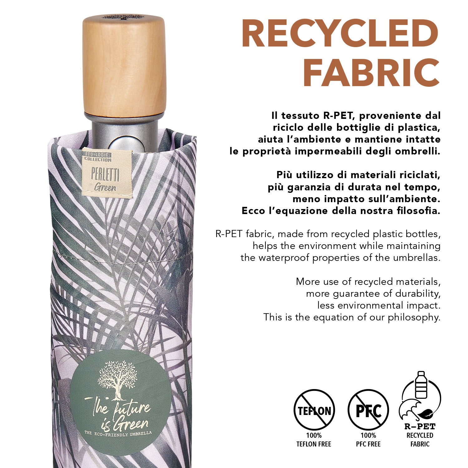 Ombrello Green Automatico Kenzia - Perletti