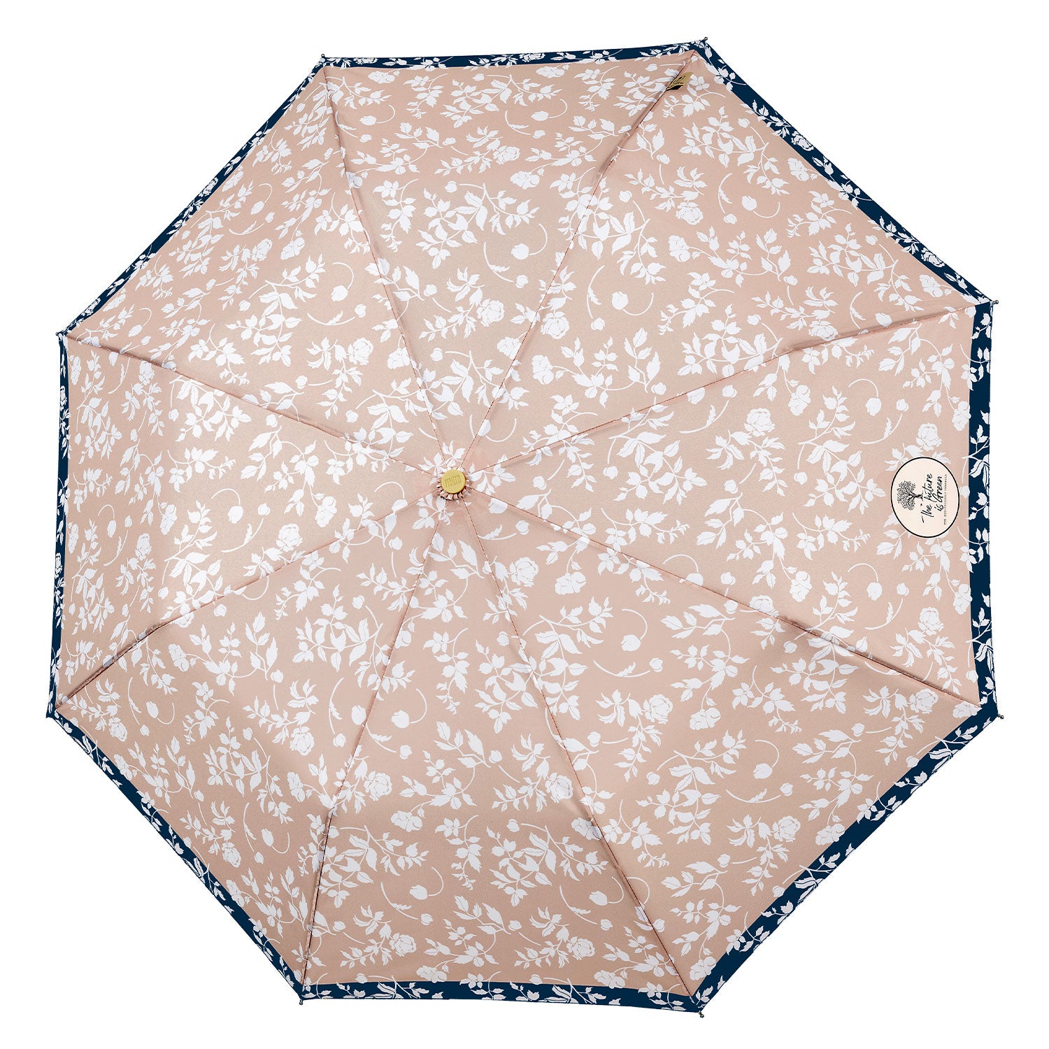 Ombrello Green Automatico Fiore Bianco - Perletti