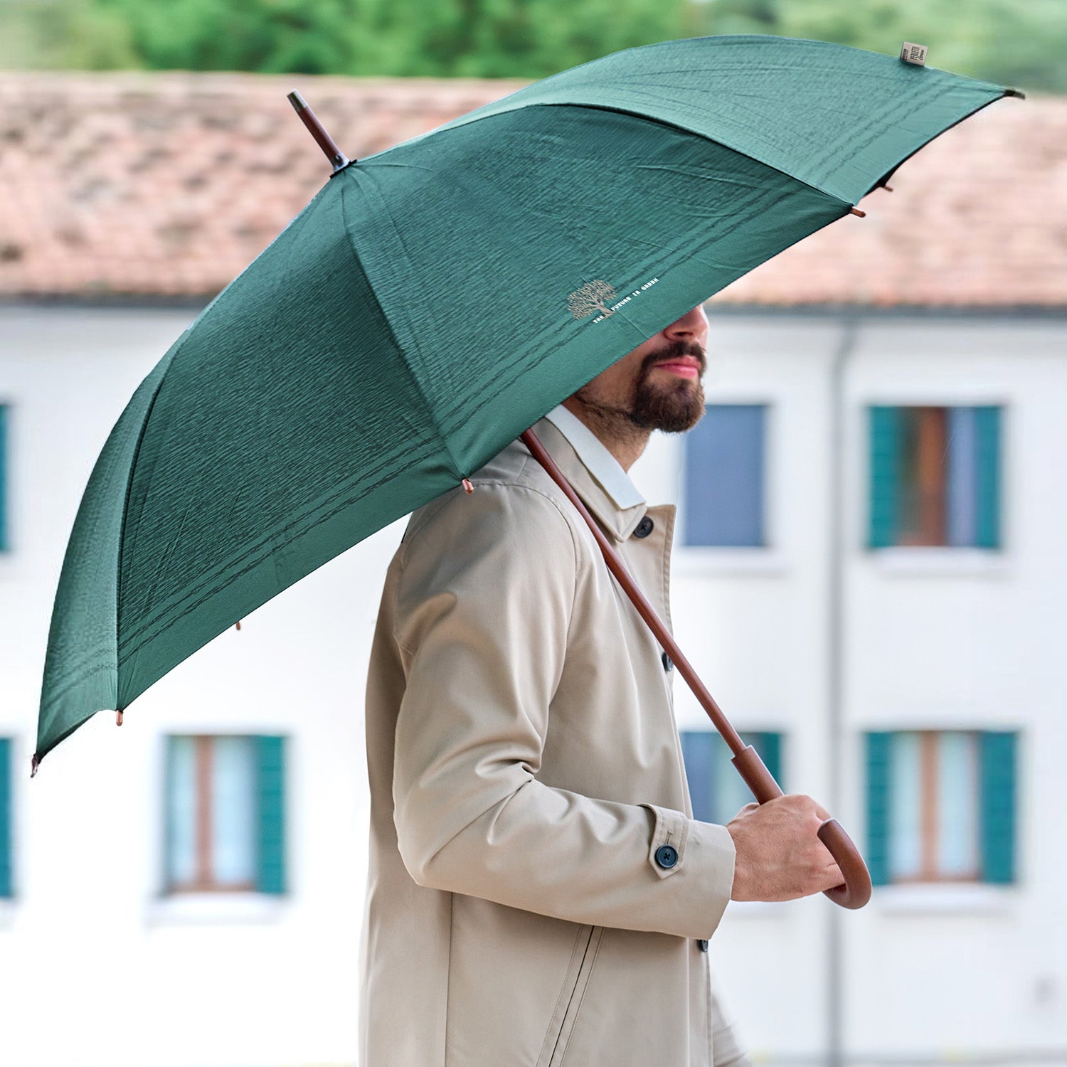 Ombrello Green Lungo Uomo - Perletti