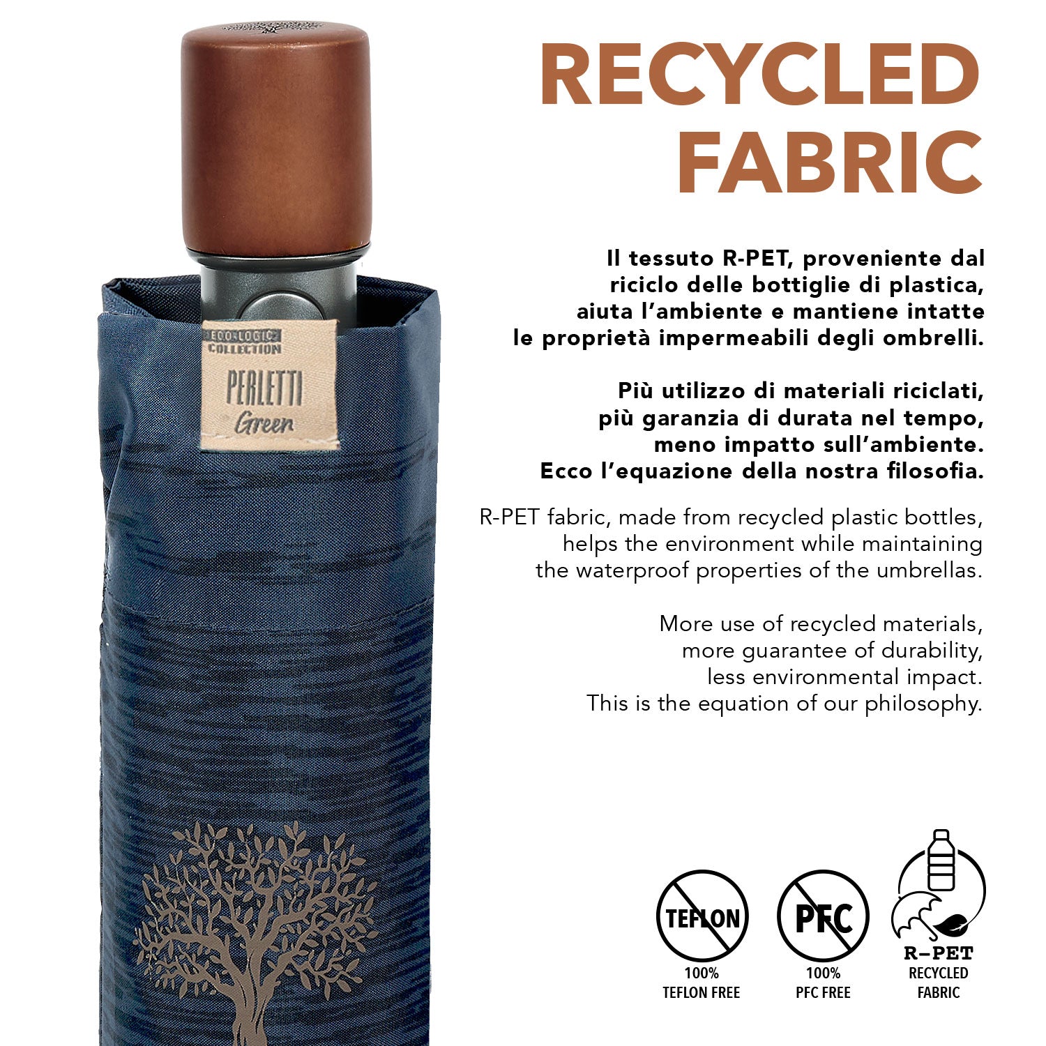 Ombrello Green Uomo Automatico - Perletti