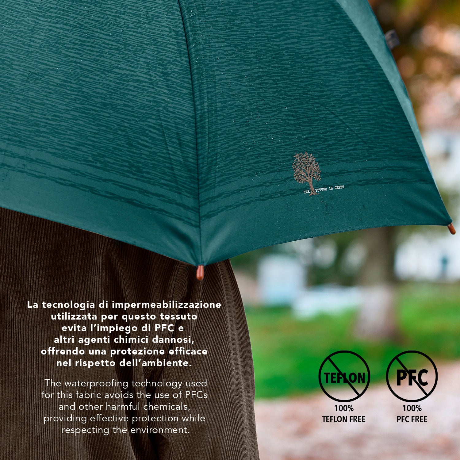 Ombrello Green Uomo Automatico - Perletti