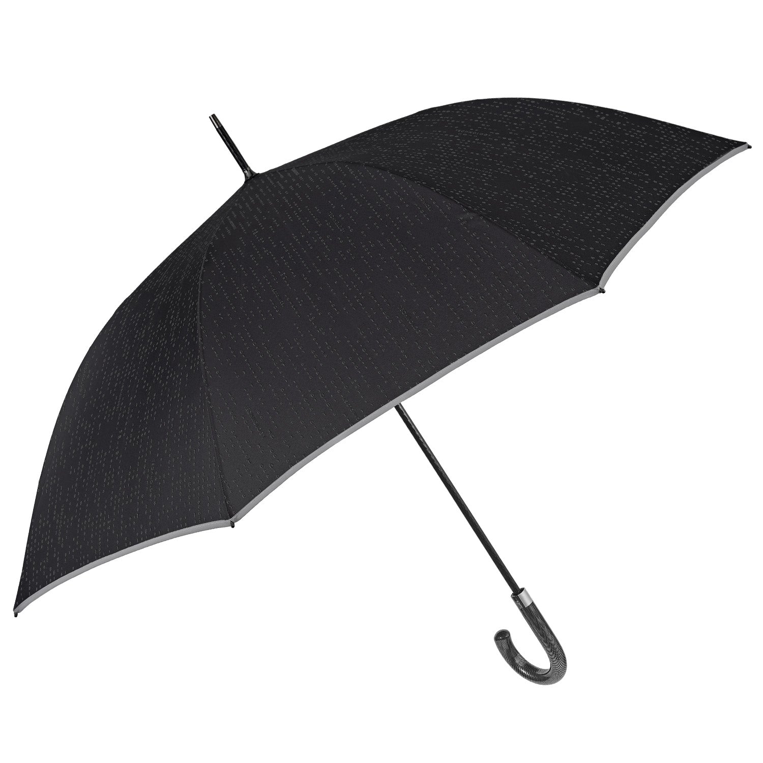 Ombrello Nero Bordo Catarifrangente Travel - Perletti