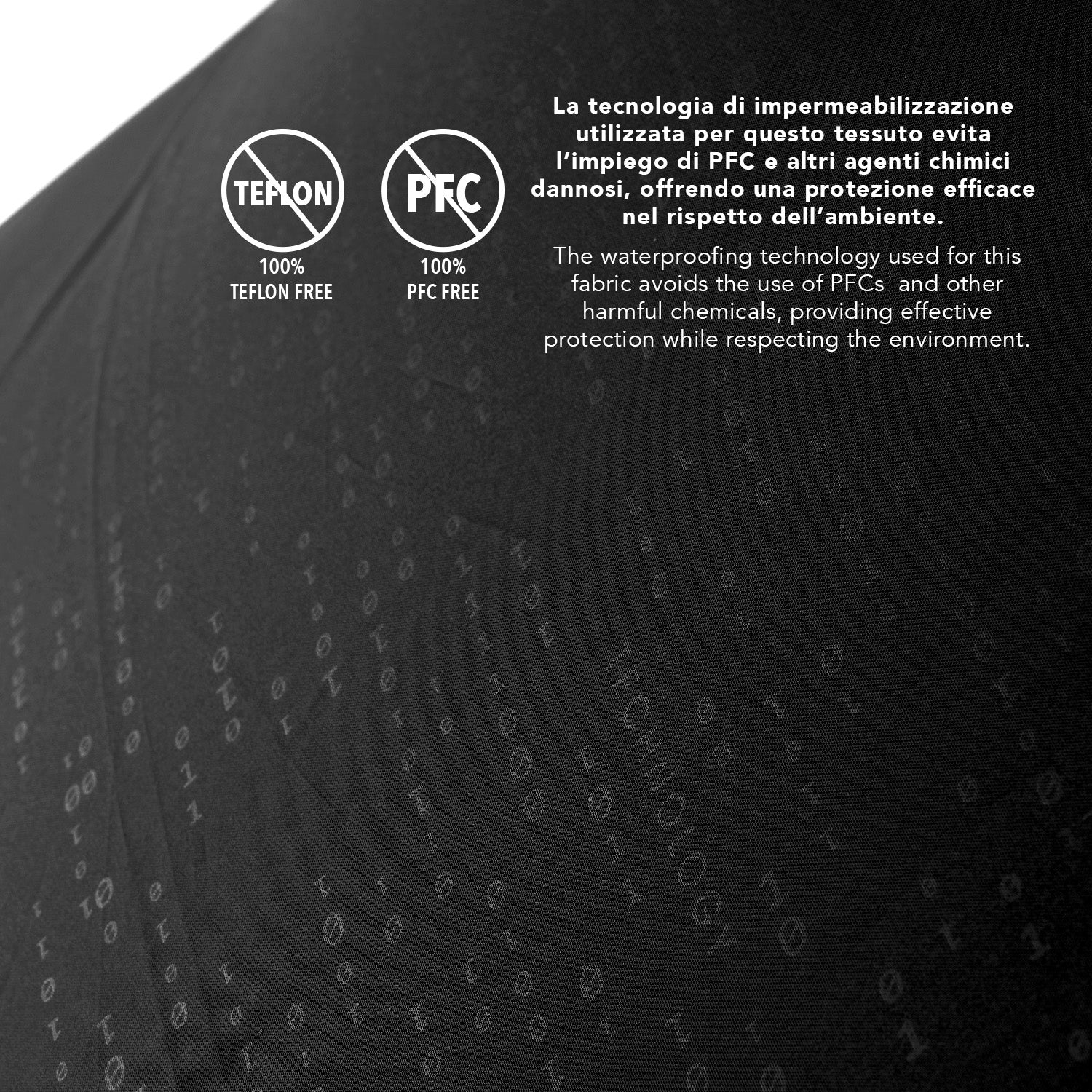 Ombrello Nero Bordo Catarifrangente Travel - Perletti