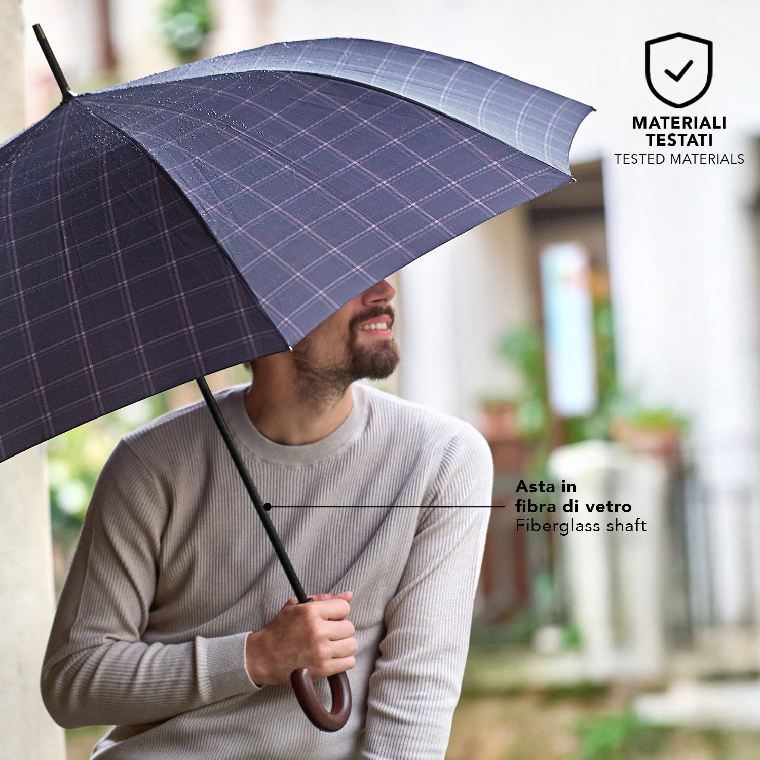 Ombrello Technology Tartan Golf - Perletti