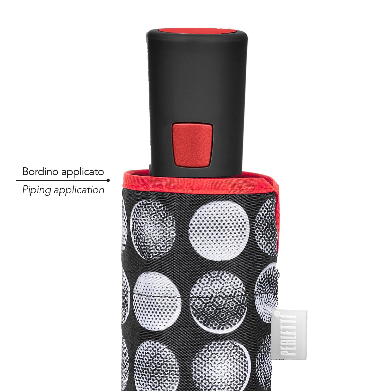 Ombrello Automatico Bianco e Nero - Perletti