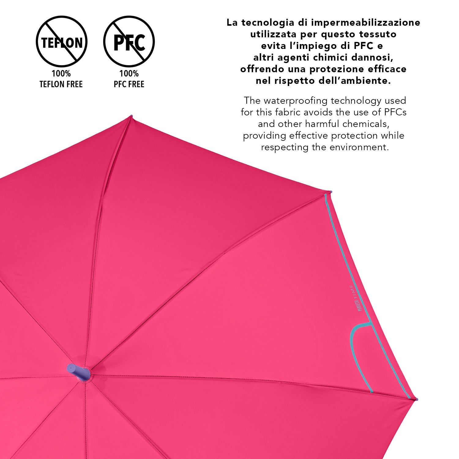 Ombrello Lungo Tinta Unita - Perletti