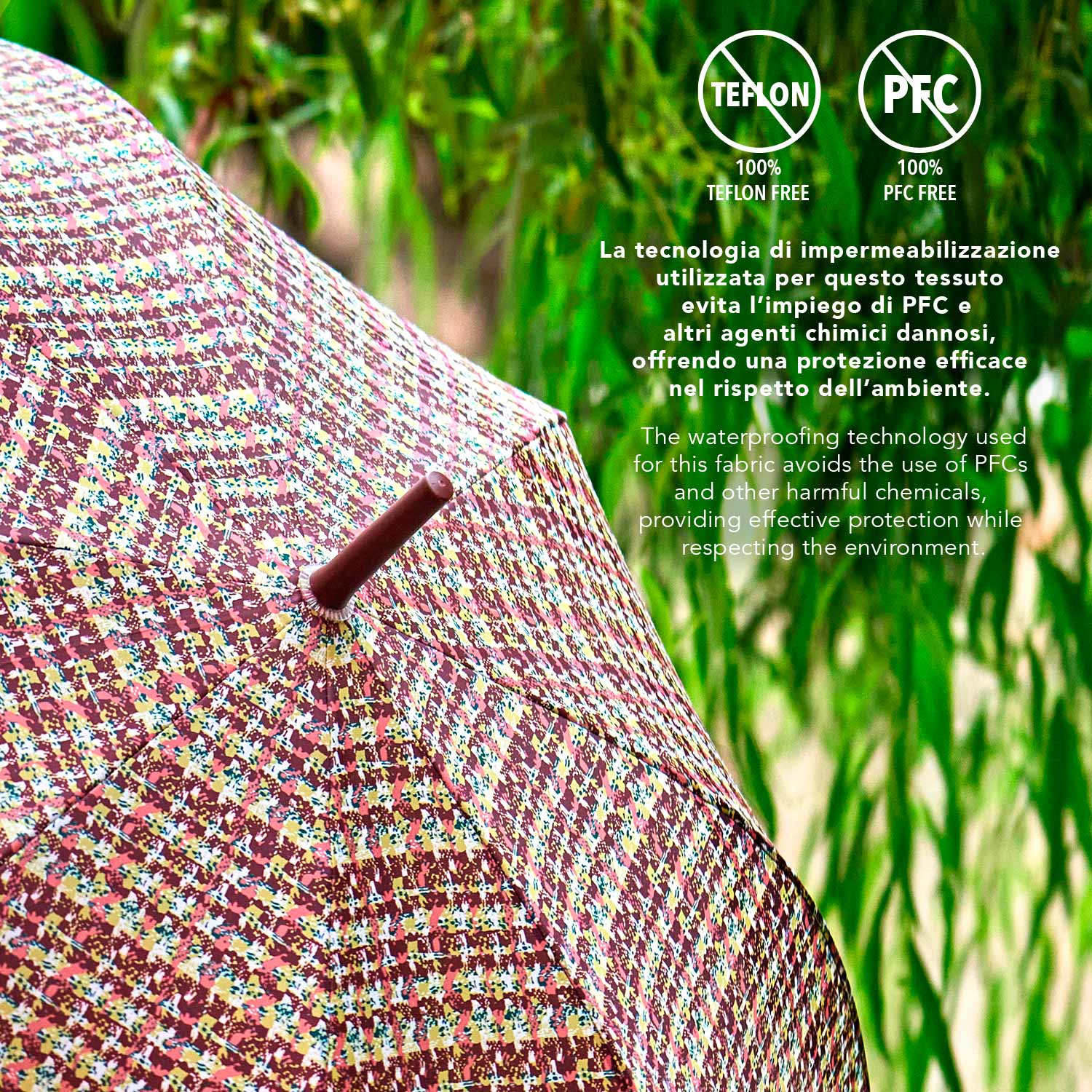 Ombrello Automatico con Pois - Perletti