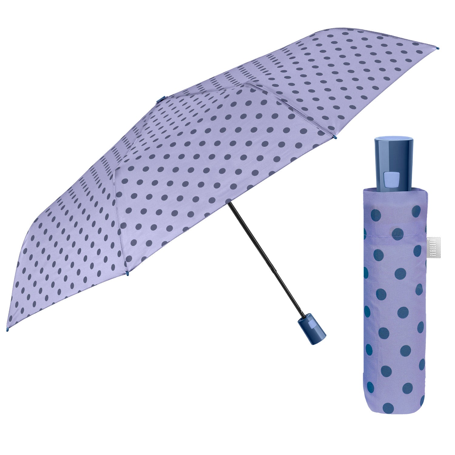 PERLETTI Ombrello automatico a pois 104 cm 2 colori, multicolore PERLETTI Ombrello automatico a pois 104 cm 2 colori, multicolore