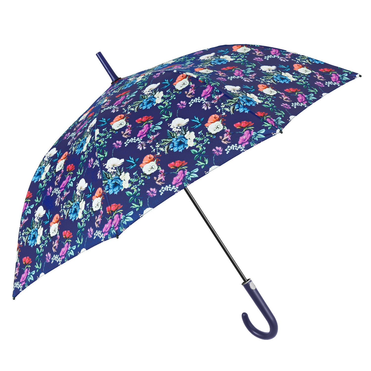 Ombrello Automatico Pieghevole Donna Perletti &ndash; Stampo Floreale Vintage, 25 Cm Chiuso