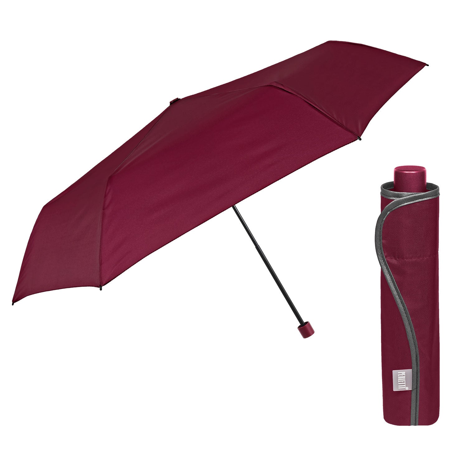 Ombrello Extra Slim in Tonalità Scura - Perletti