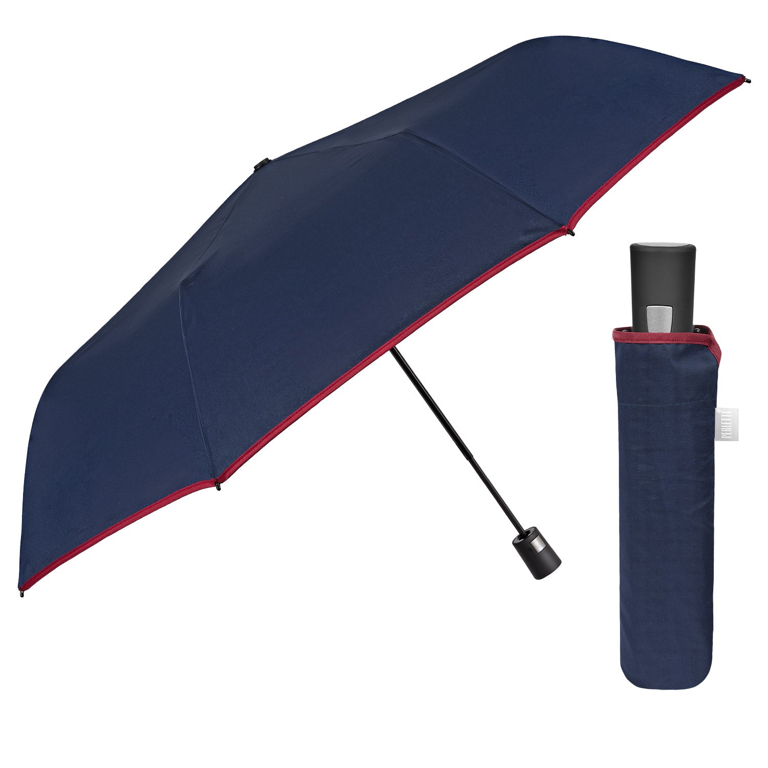Ombrello Automatico Tinta Unita con Bordo