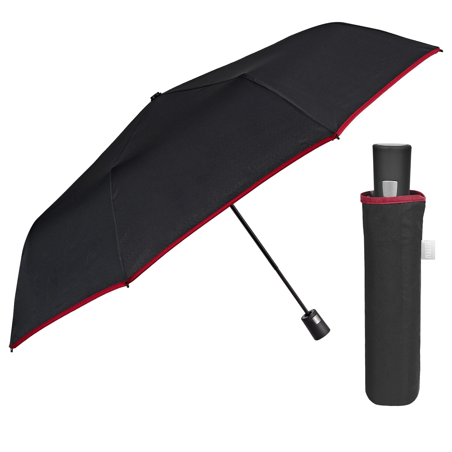 Ombrello Automatico Tinta Unita con Bordo