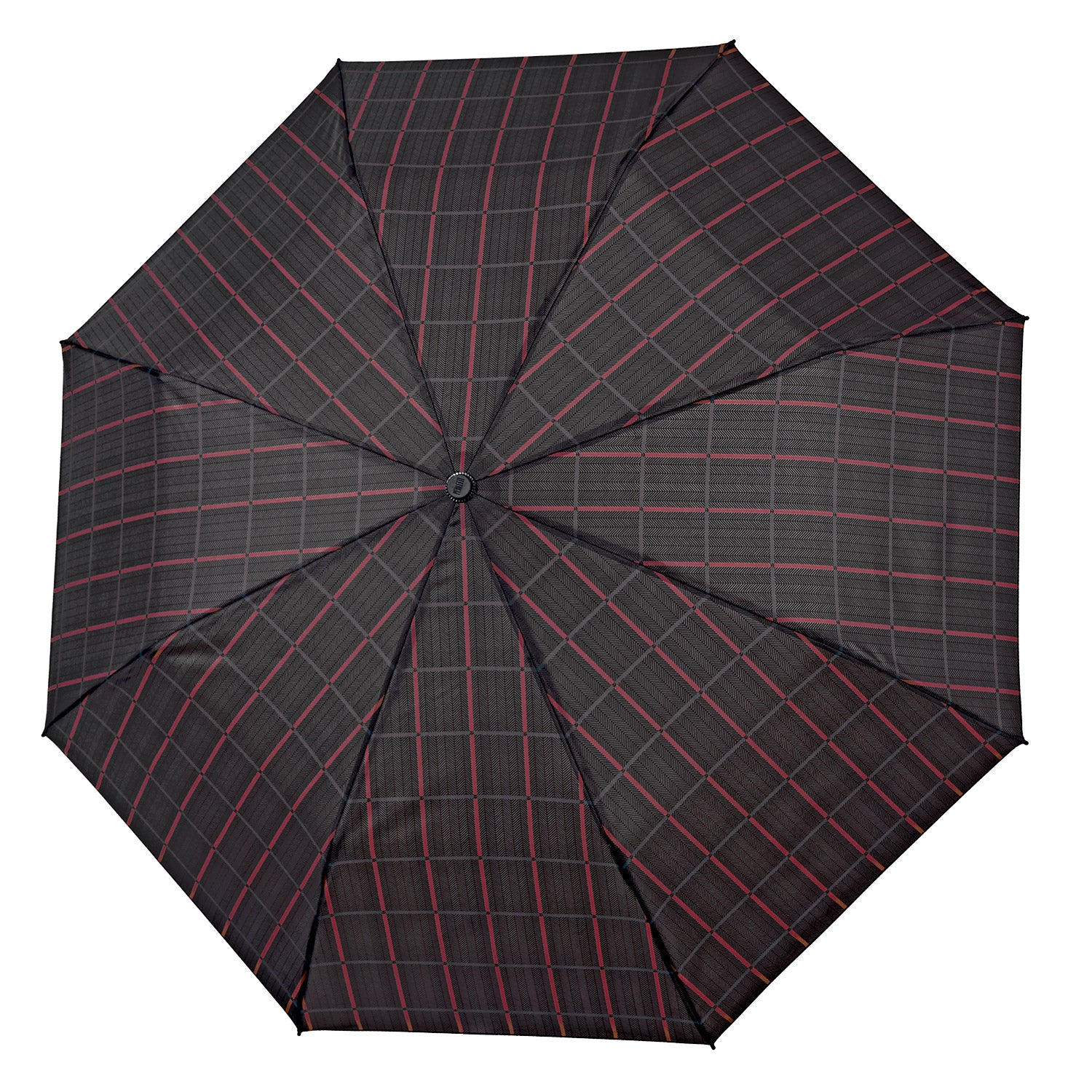 Ombrello Automatico Scozzese Manico in Legno - Perletti