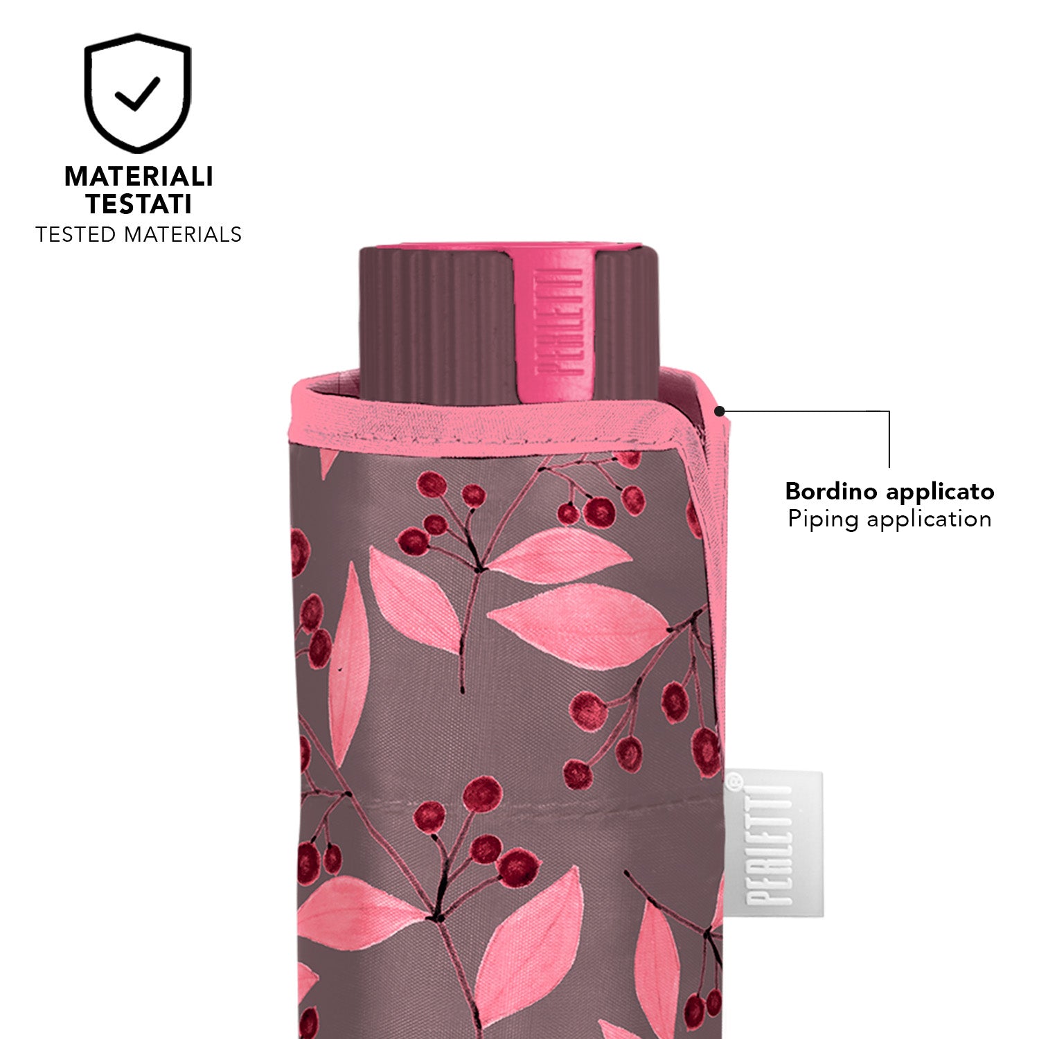 Ombrello Ultra Mini Manuale a Foglie - Perletti