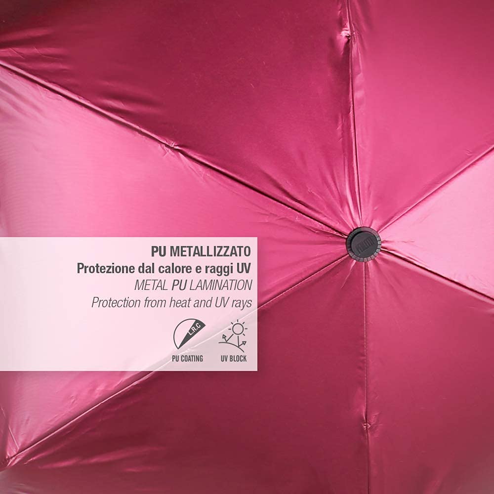 Ombrello Metallizzato con Protezione UV - Perletti