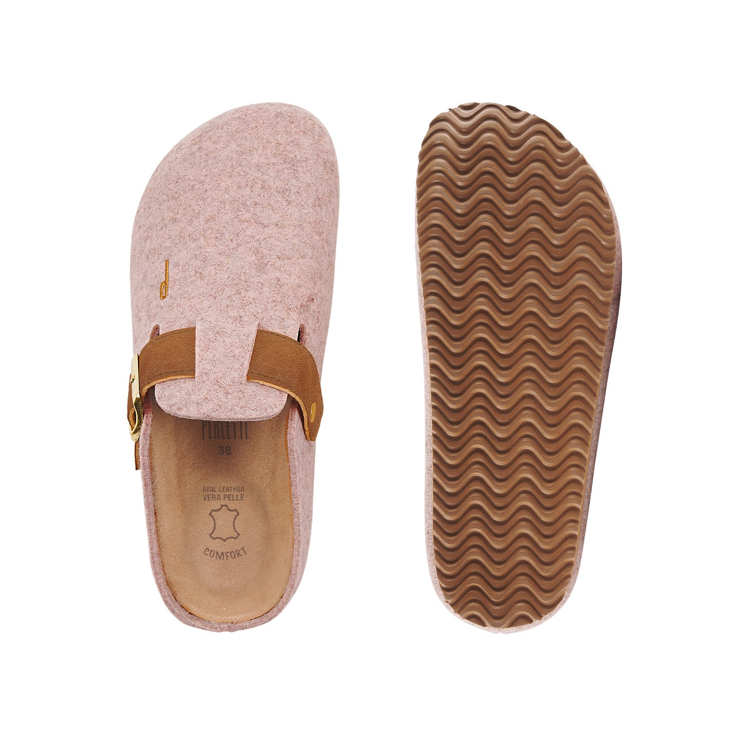 Ciabatte Comfort in Feltro - Perletti