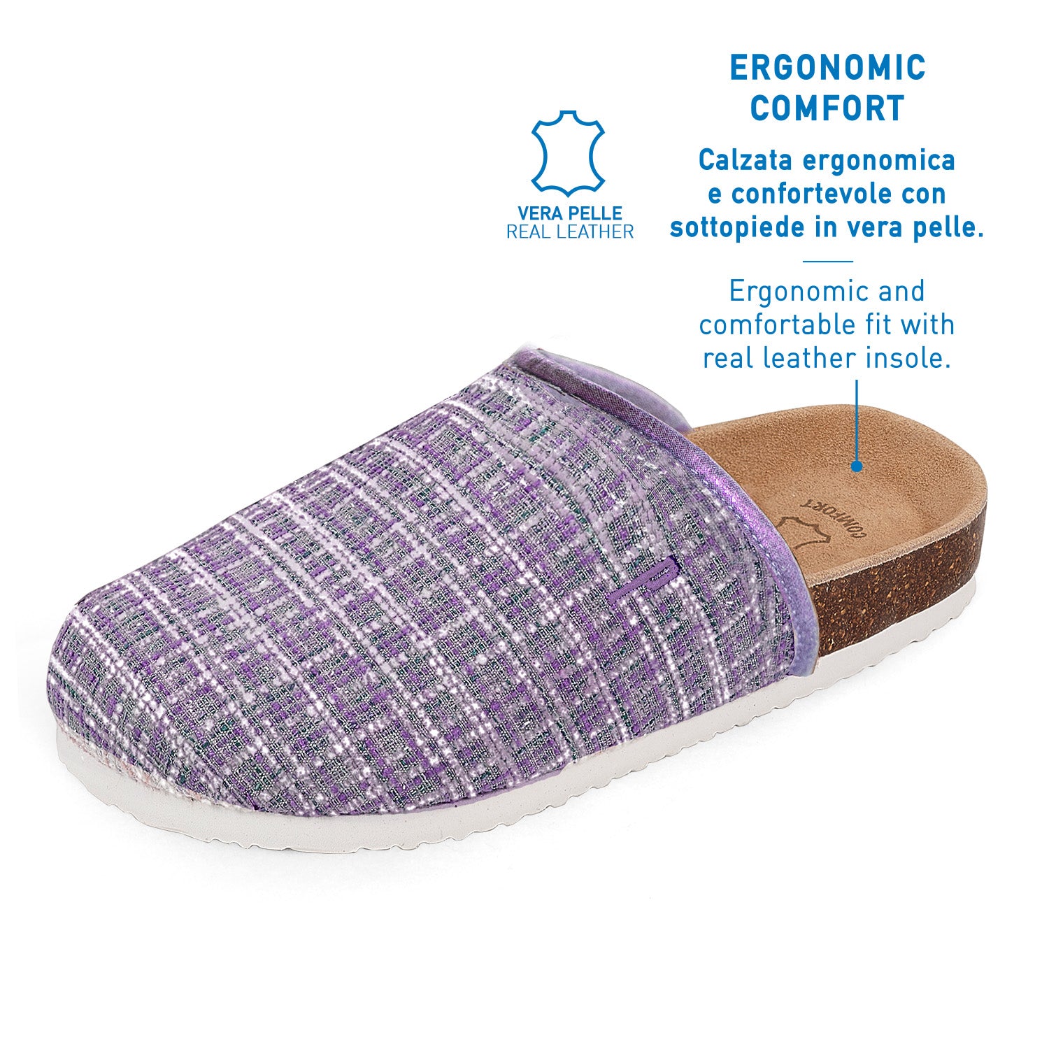 Ciabatte Comfort Buclé - Perletti