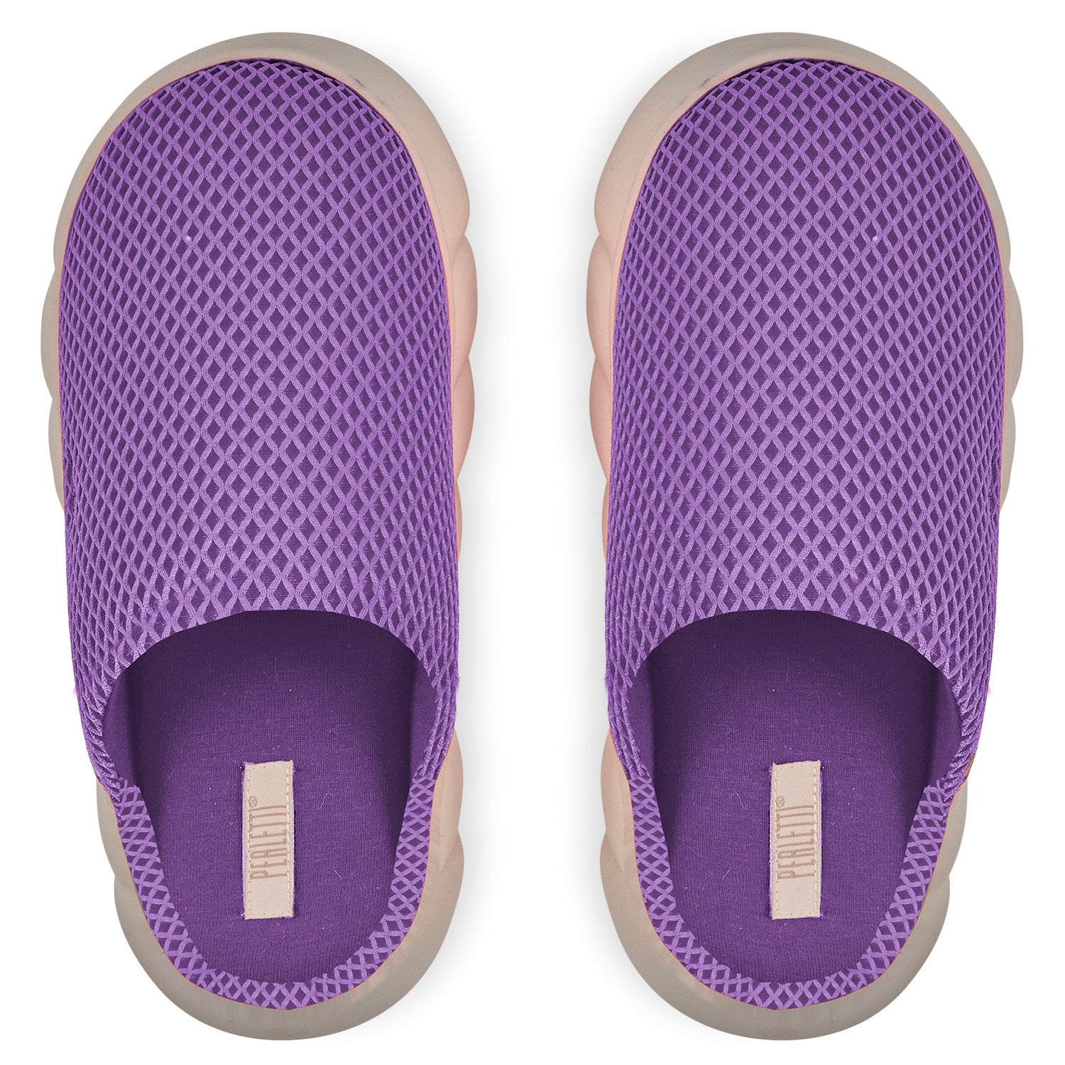 Pantofole a Rete con Suola Platform - Perletti