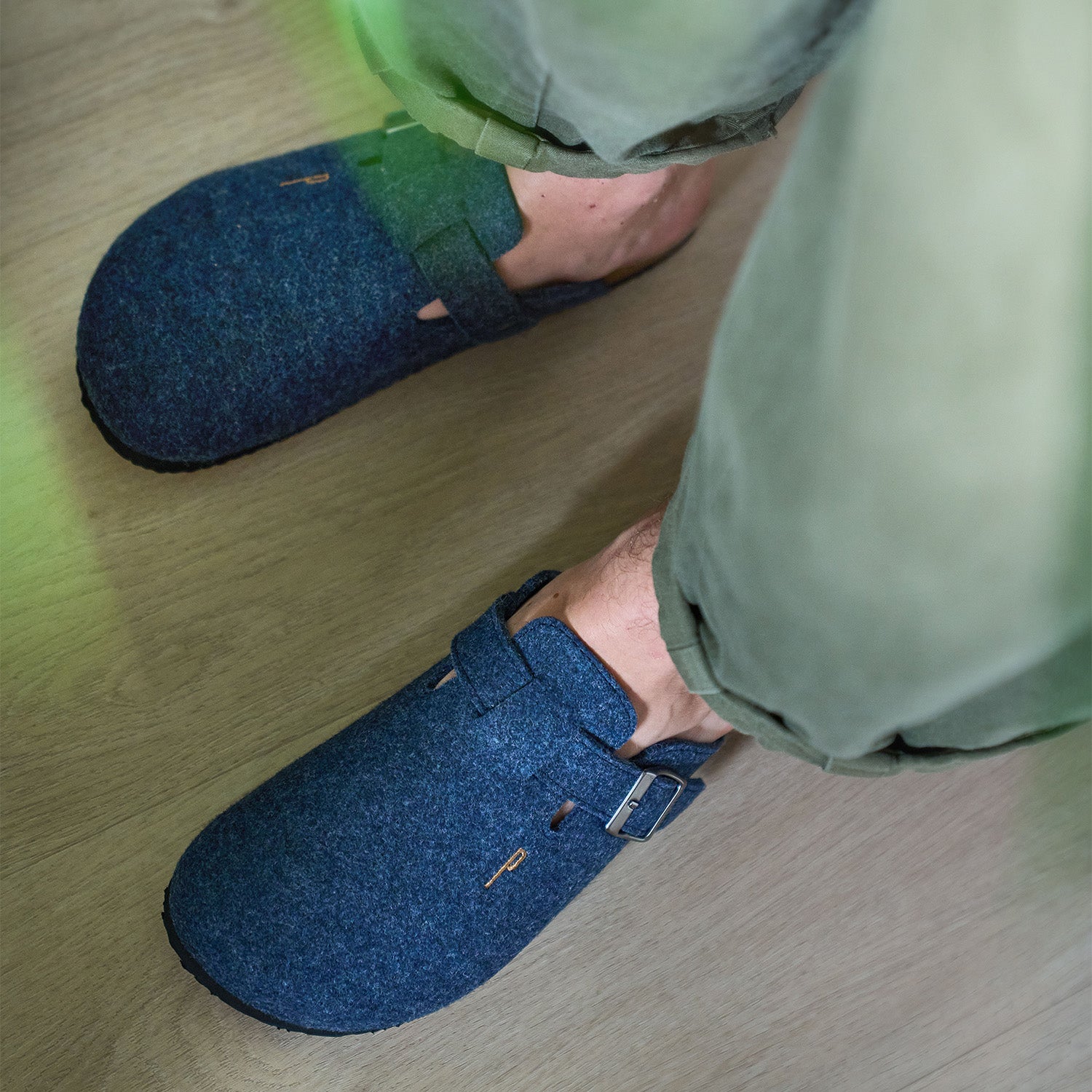 Ciabatte Comfort Uomo Feltro - Perletti