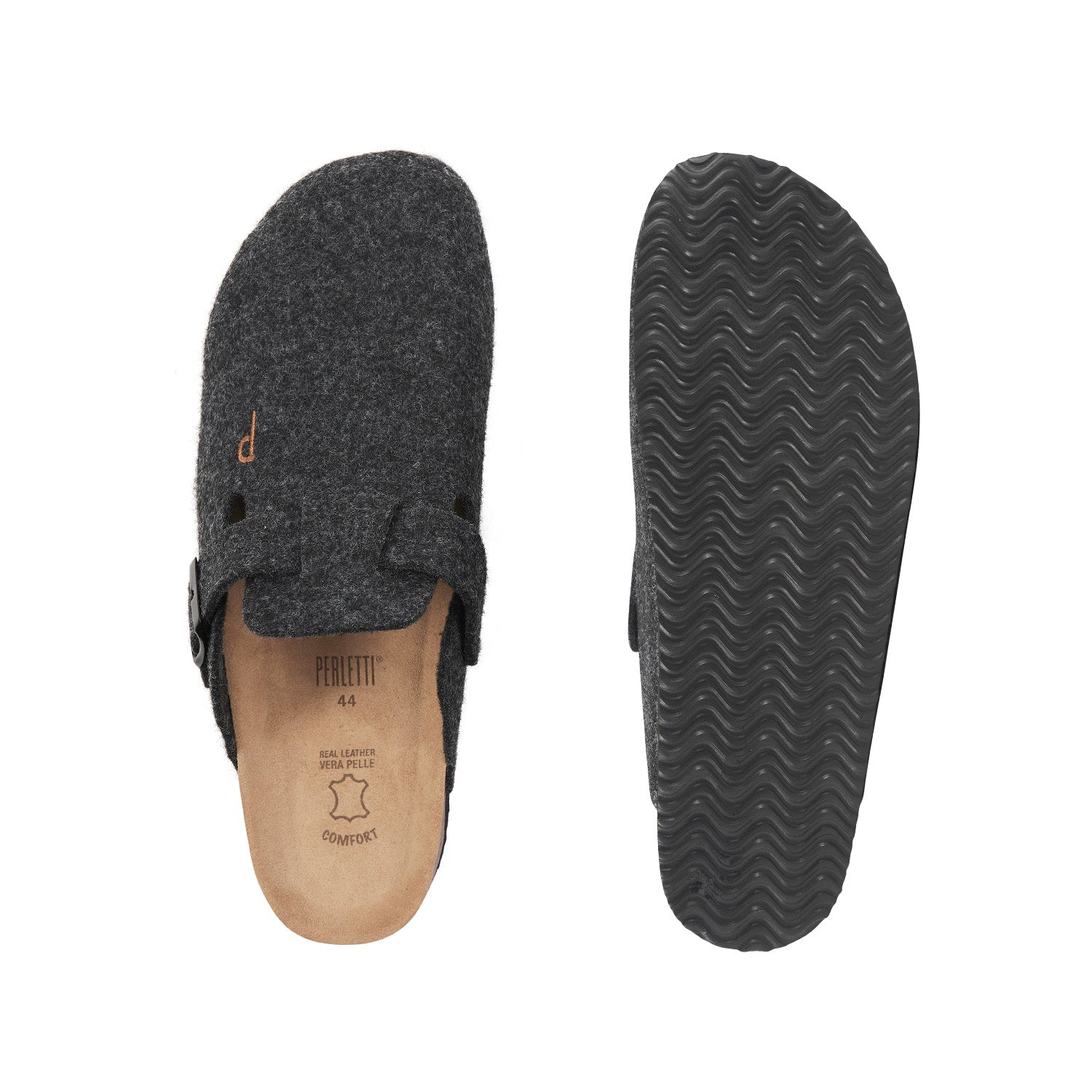 Ciabatte Comfort Uomo Feltro - Perletti