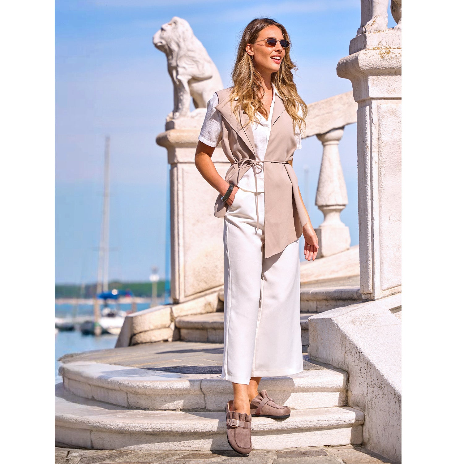 Ciabatte Comfort con Rouche - Perletti