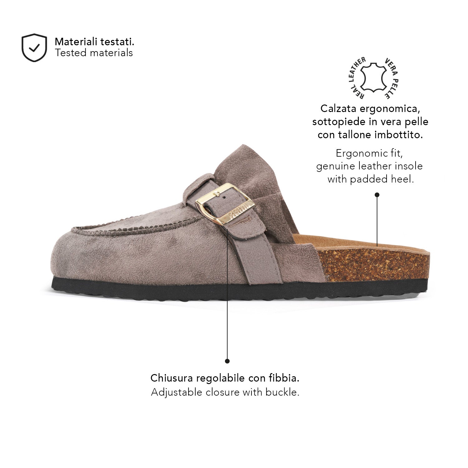 Ciabatte Comfort con Rouche - Perletti