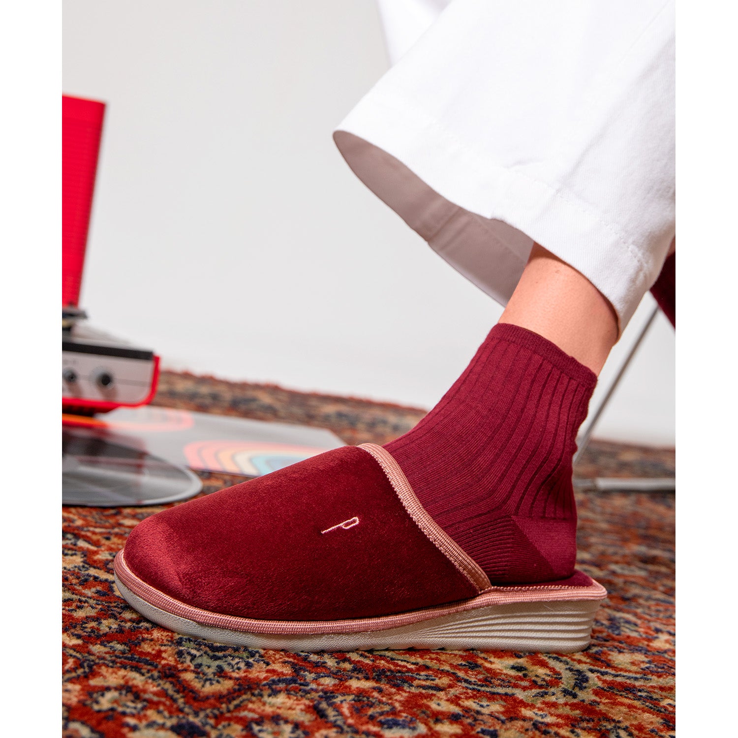 Pantofole Classic Effetto Velluto - Perletti