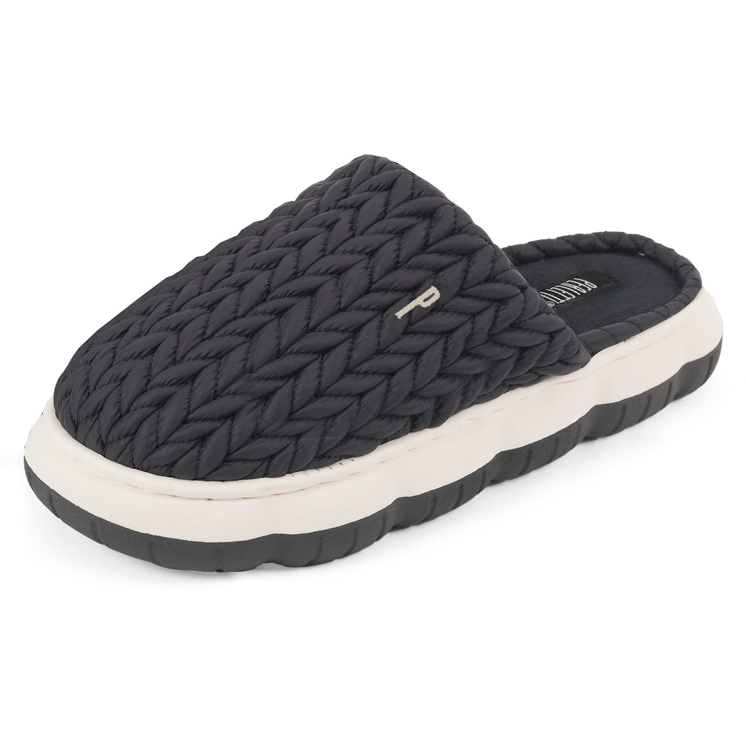 Pantofole Intreccio con Suola Rialzata - Perletti