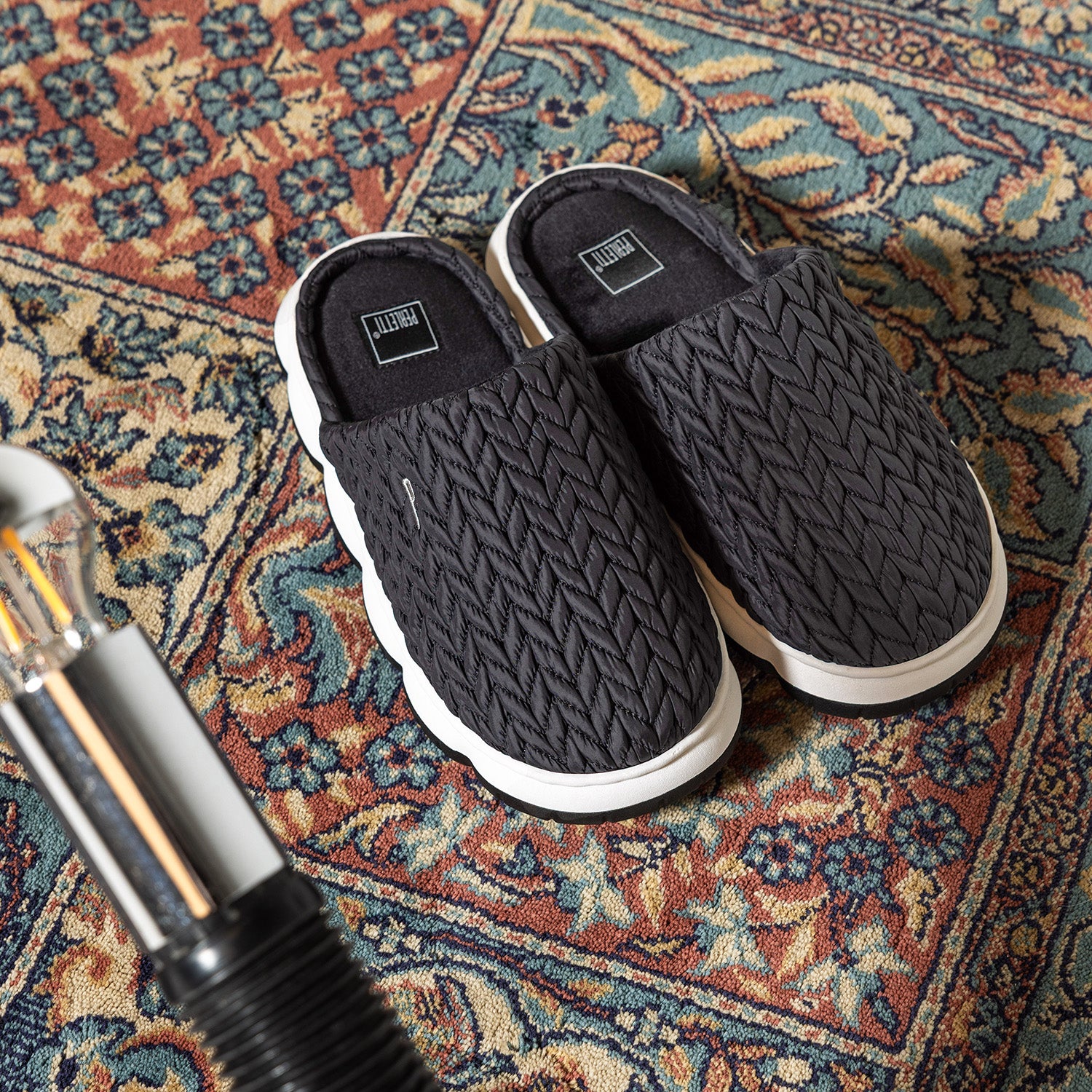 Pantofole Intreccio con Suola Rialzata - Perletti