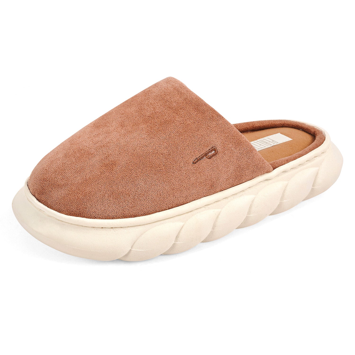 Pantofole Scamosciate con Suola Platform - Perletti