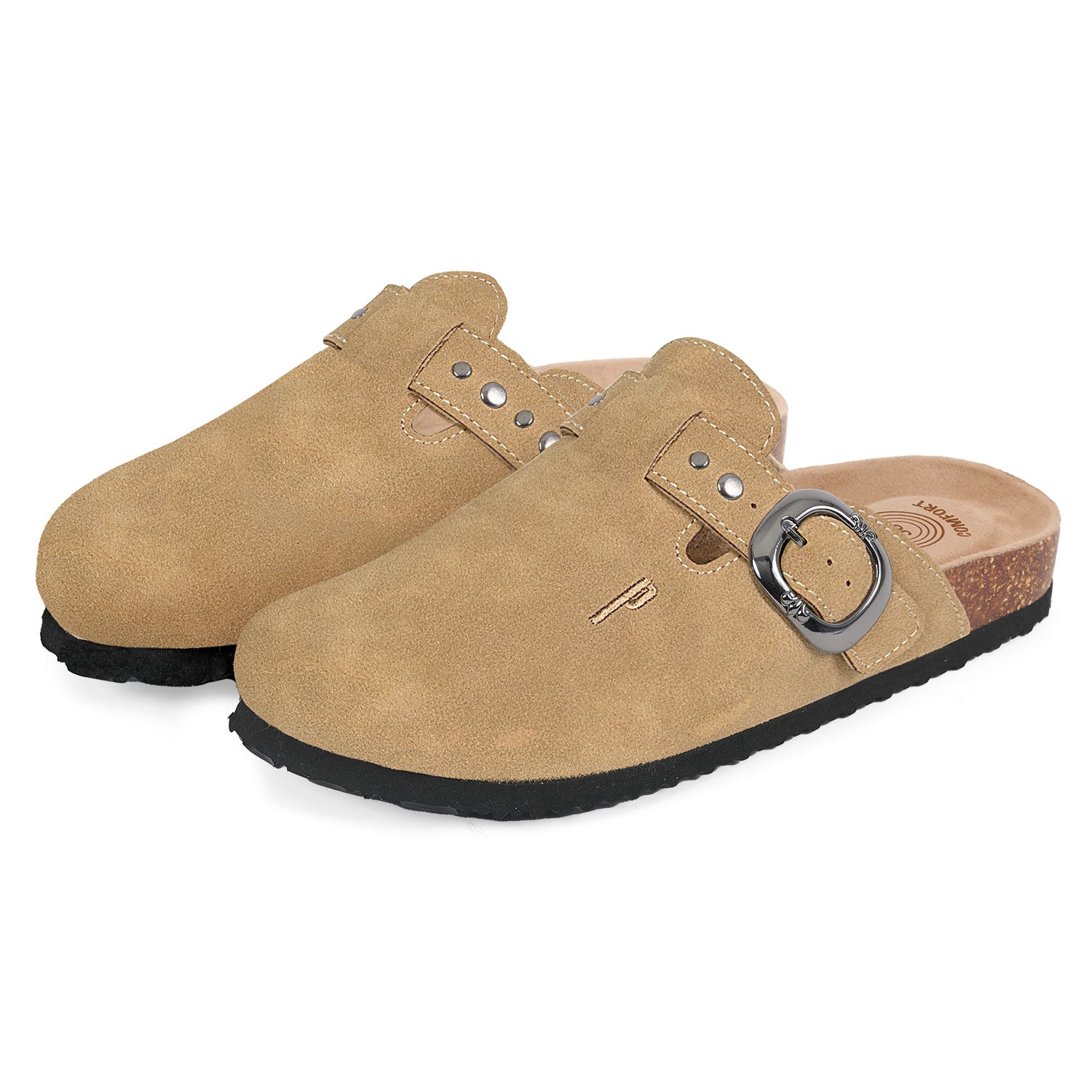 Ciabatte Comfort con Borchie