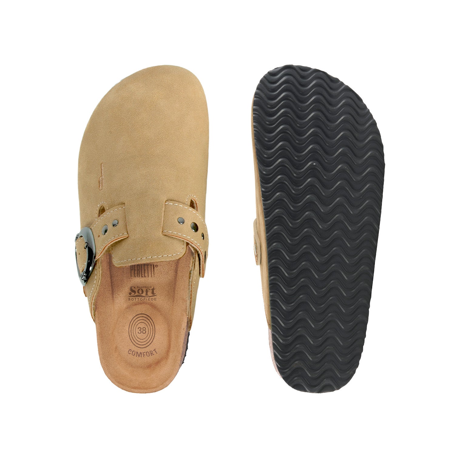 Ciabatte Comfort con Borchie - Perletti