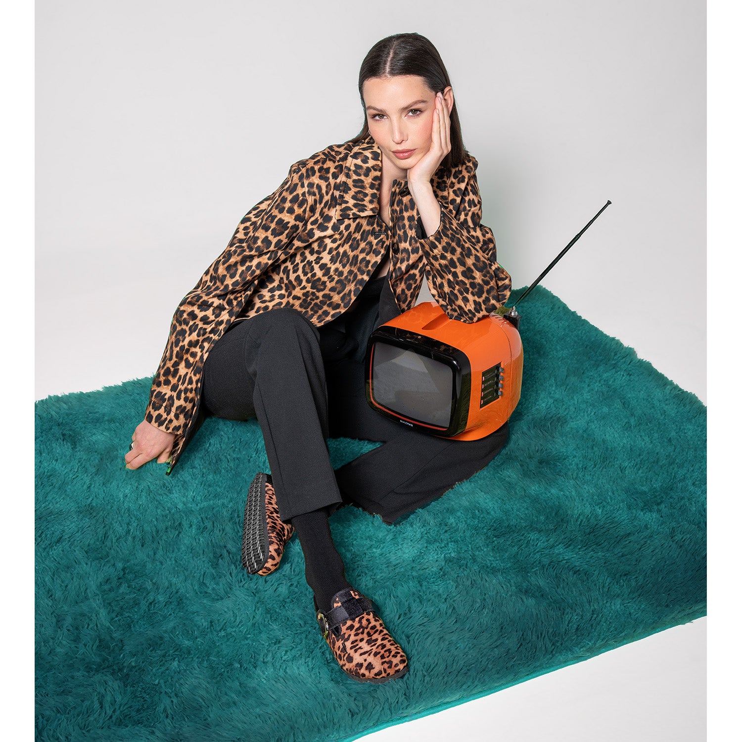 Ciabatte Comfort Leopardate - Perletti