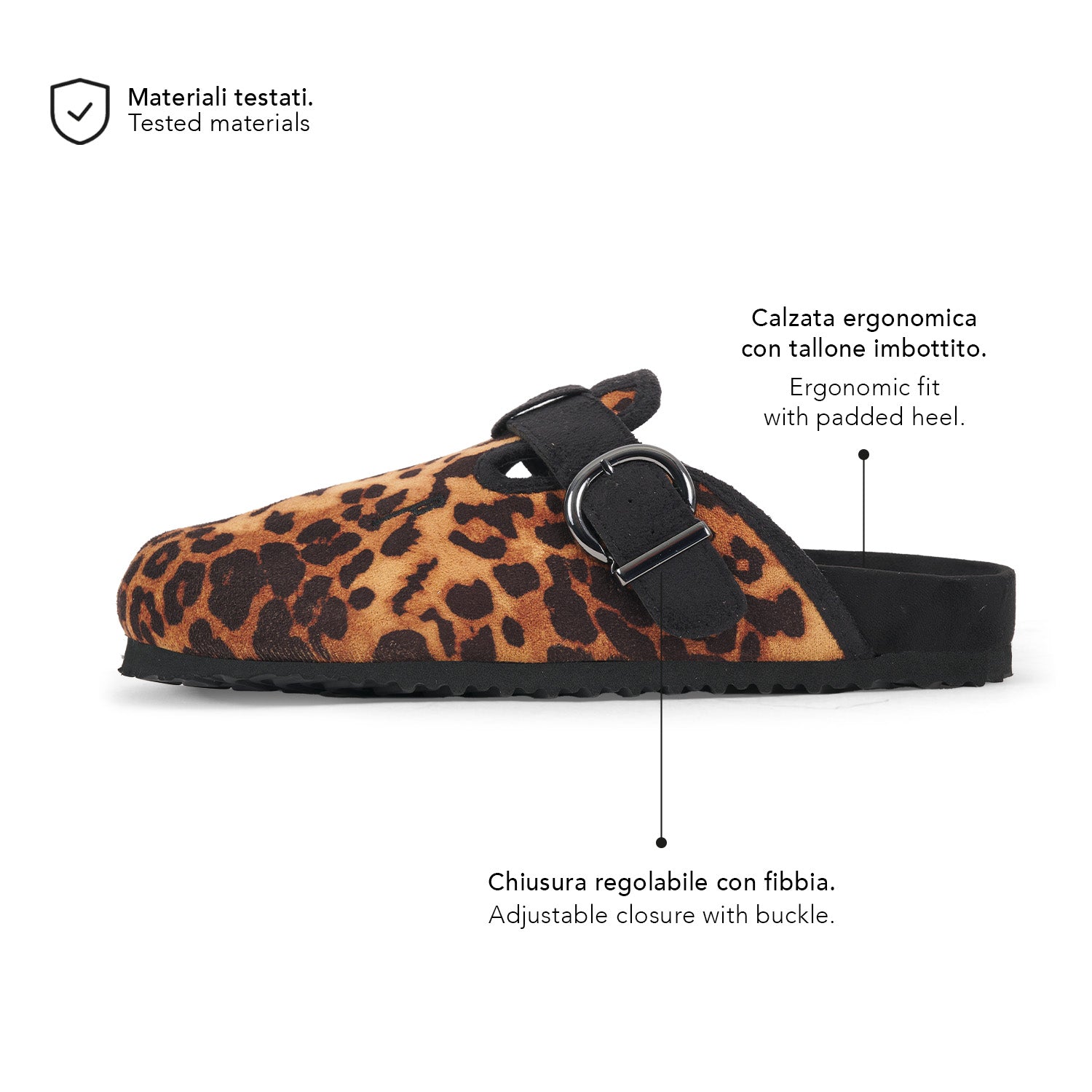 Ciabatte Comfort Leopardate - Perletti