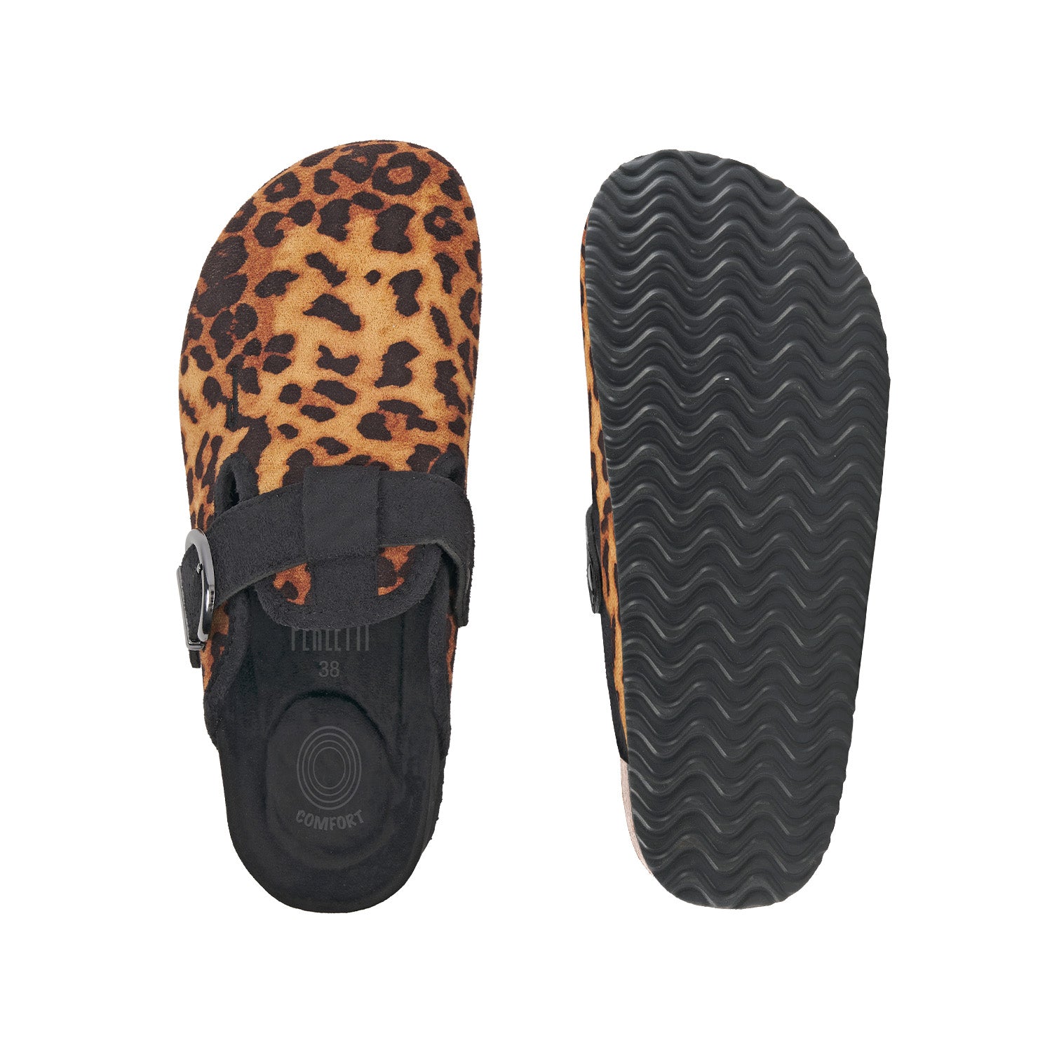 Ciabatte Comfort Leopardate - Perletti