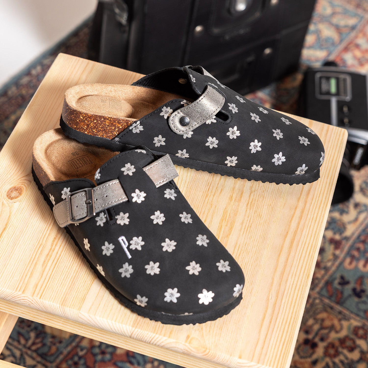 Pantofole Comfort Donna Fantasia Fiore - Perletti
