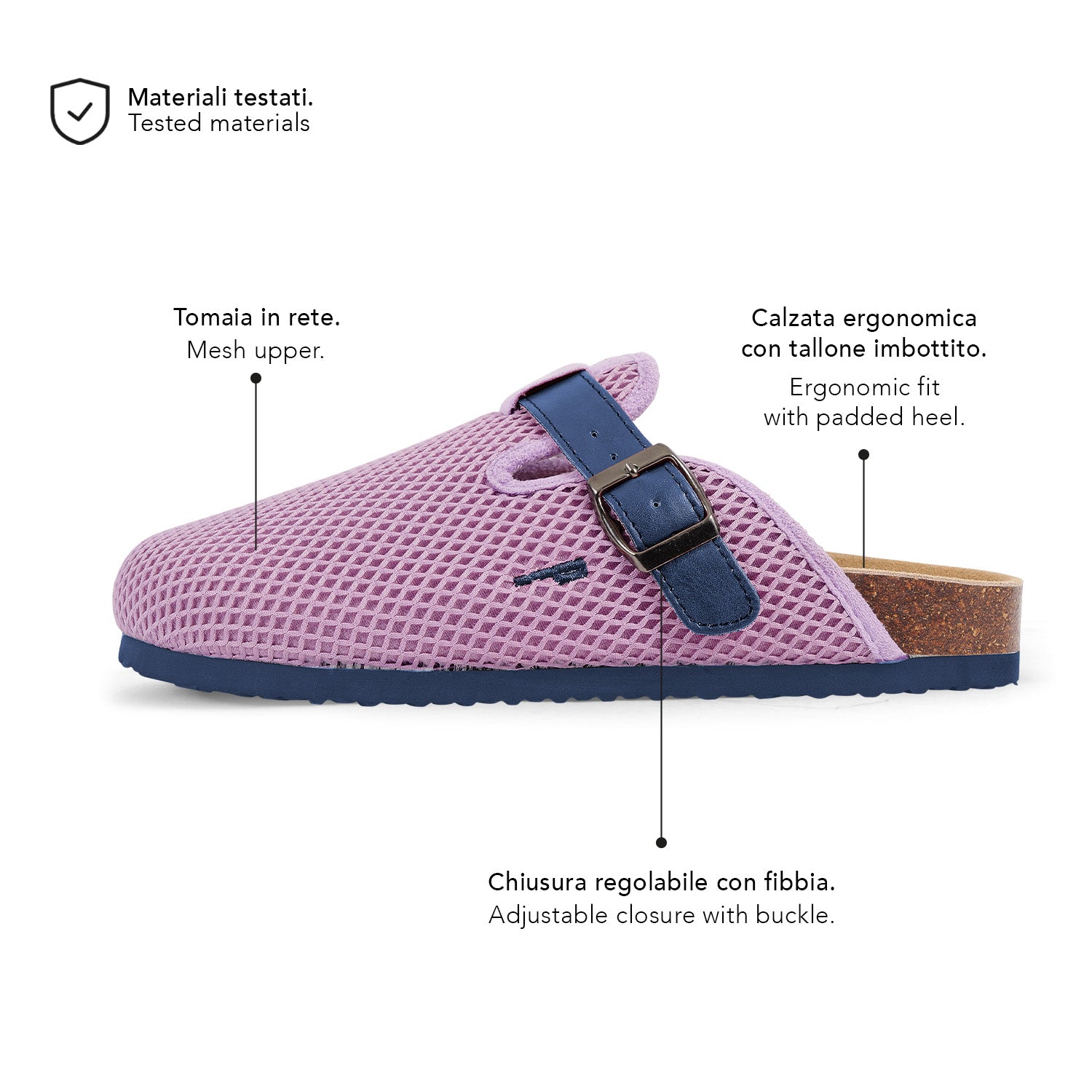 Pantofole Comfort Rete Donna - Perletti