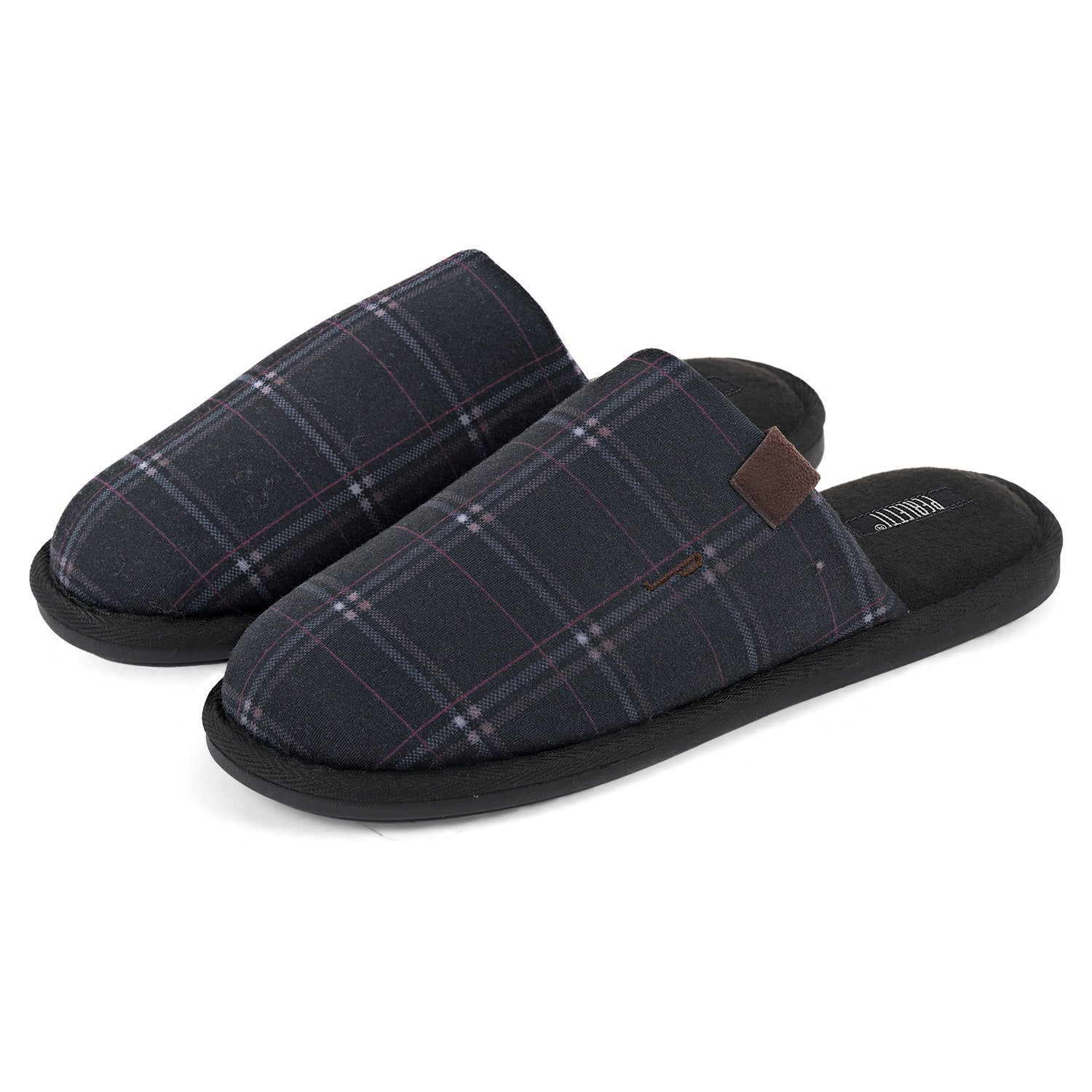 Pantofole Uomo Tartan