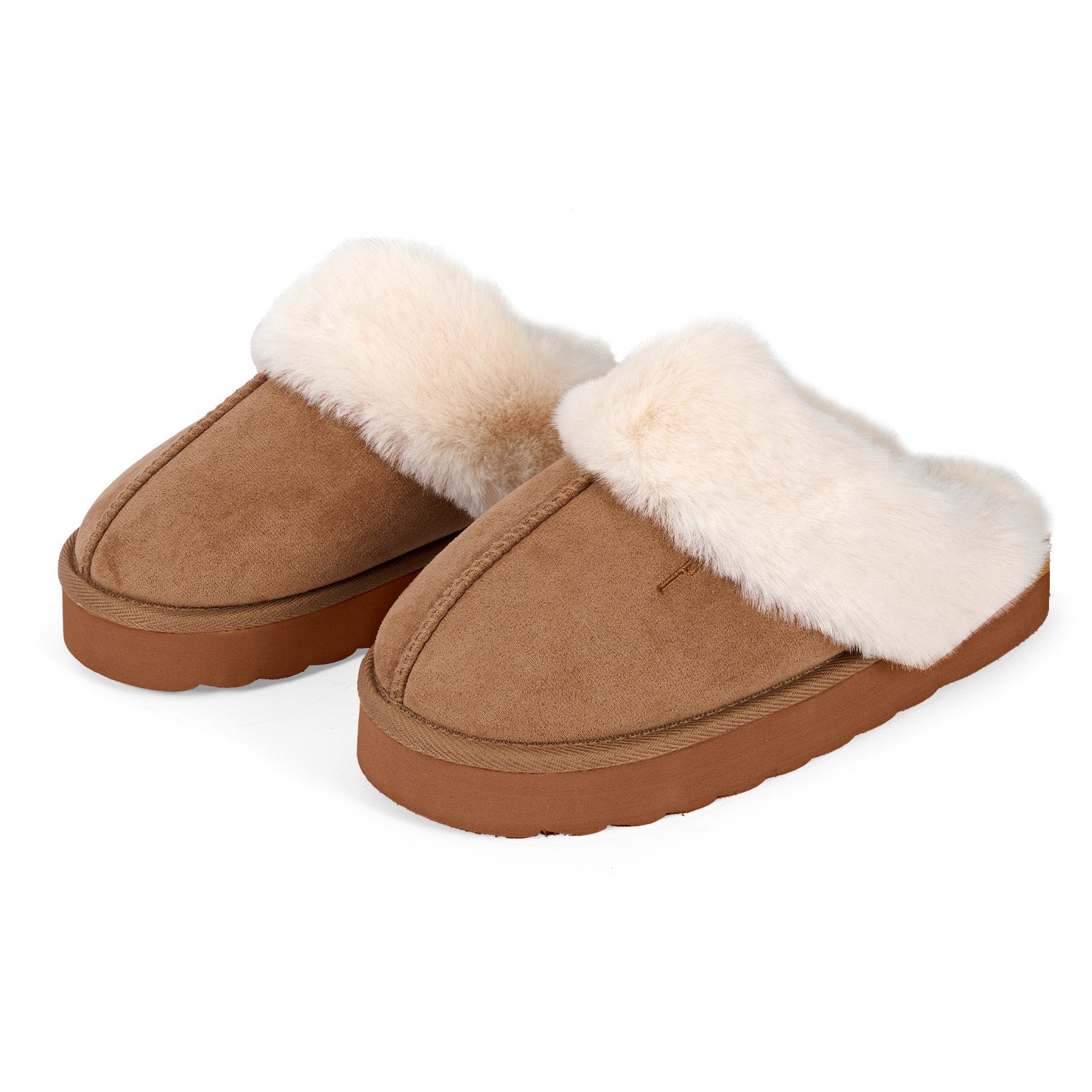 Pantofole Platform con Pelo