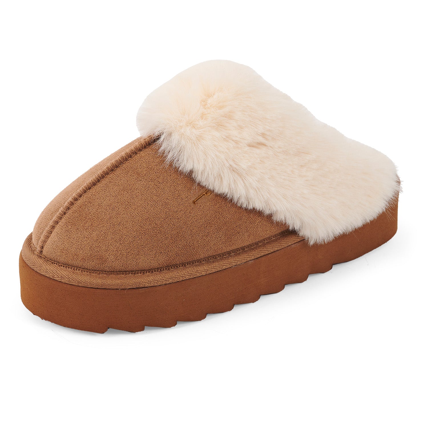 Pantofole Platform con Pelo - Perletti