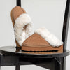 Pantofole Platform con Pelo