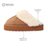 Pantofole Platform con Pelo