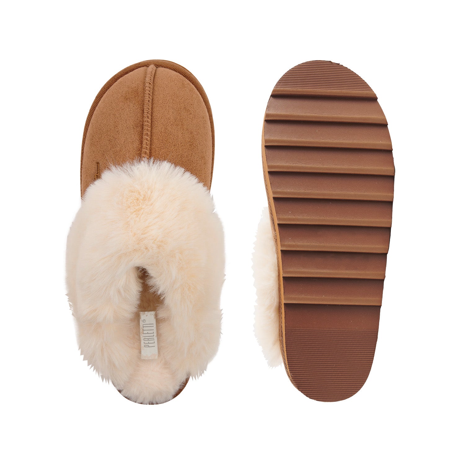 Pantofole Platform con Pelo - Perletti