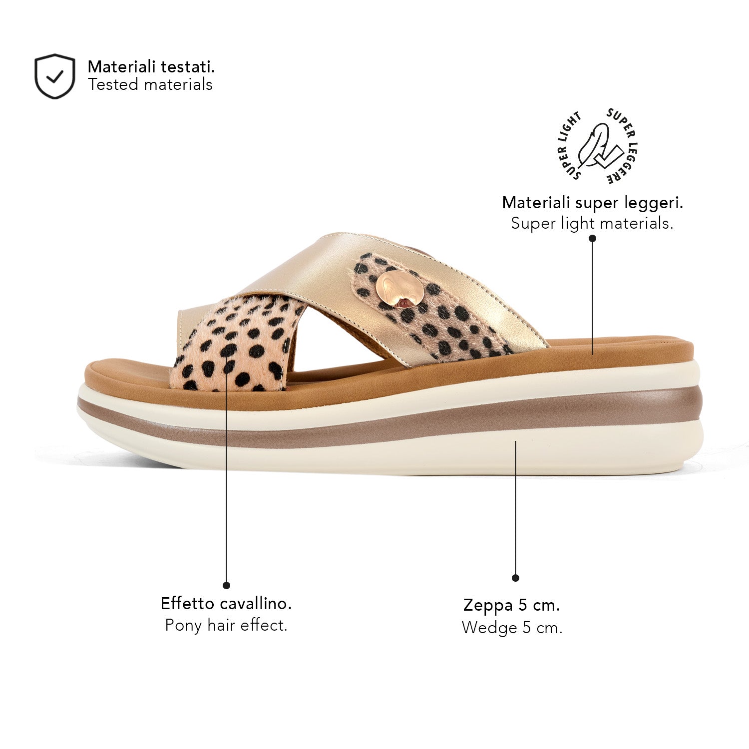 Zeppa Super Leggera con Fascia Bicolore - Perletti