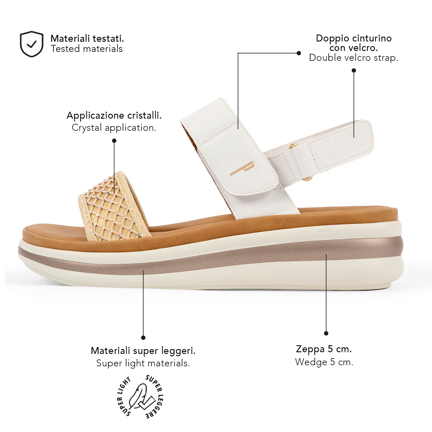 Sandalo Sneaker con Cinturino - Perletti